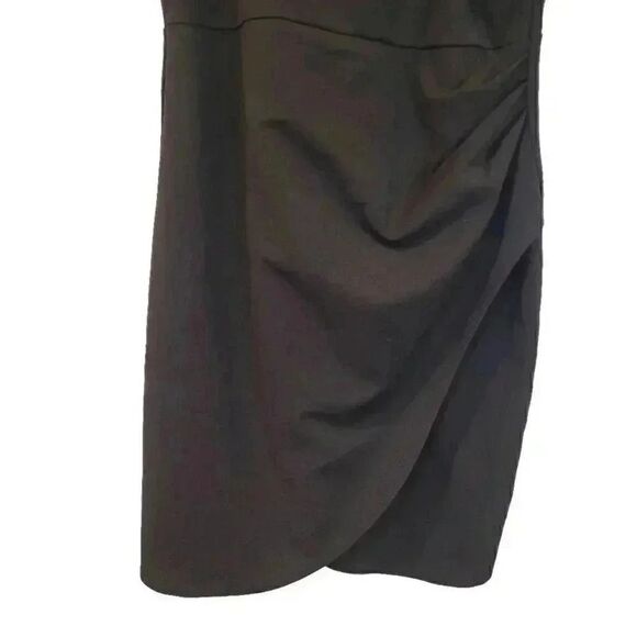 Missguided + Women's Black Poly/Spandex Mini Dress w Adj Straps - Picture 4 of 11